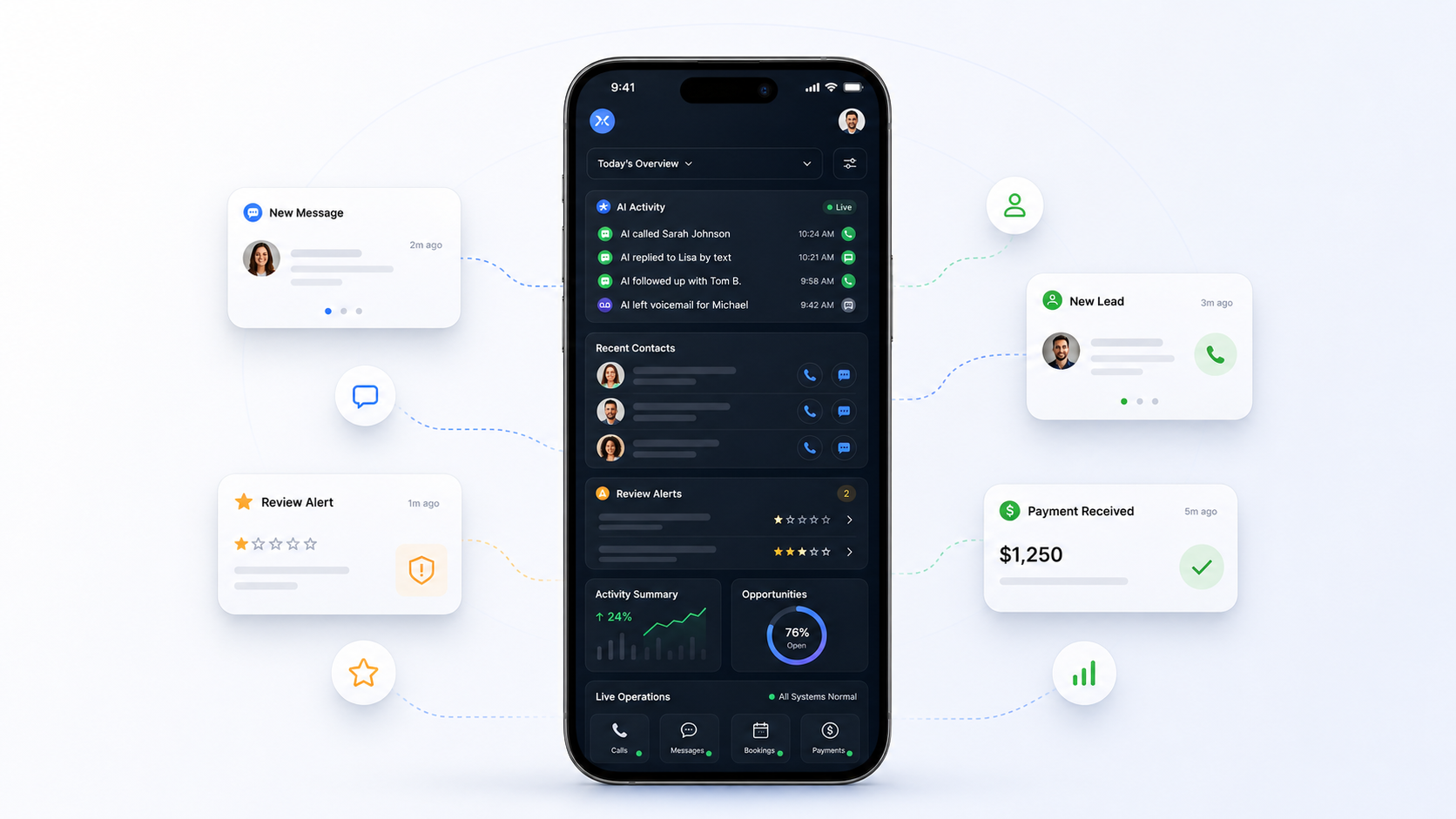 Command center example